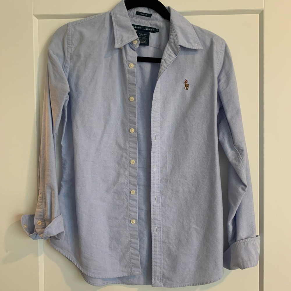 Classic slim fit oxford button down